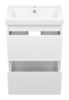 Подвесная тумба под раковину Misty Алиса 50см белый